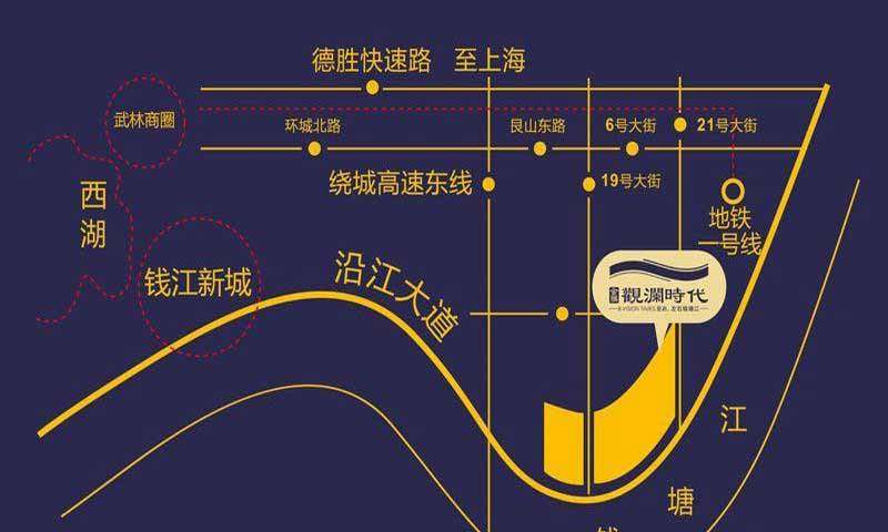 金隅.观澜时代交通图-小柯网