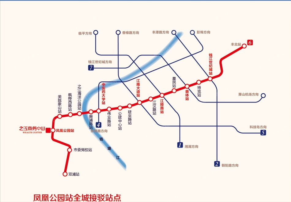 合诚之江商务中心交通图-小柯网