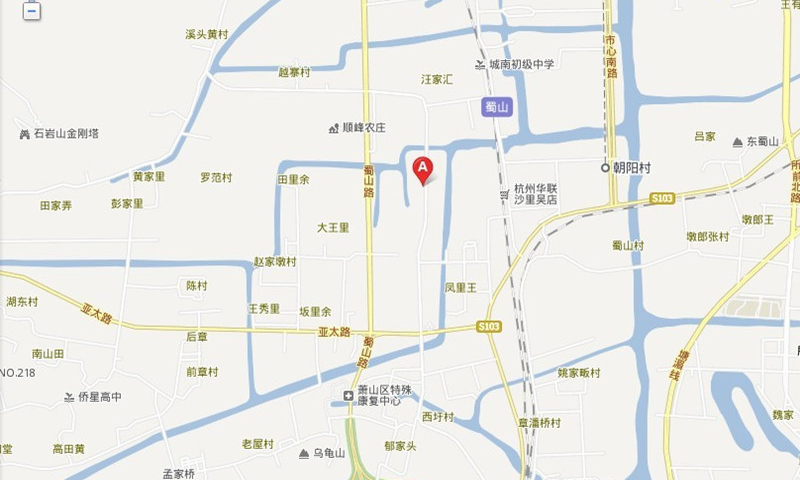 紫荆香江庭院交通图-小柯网
