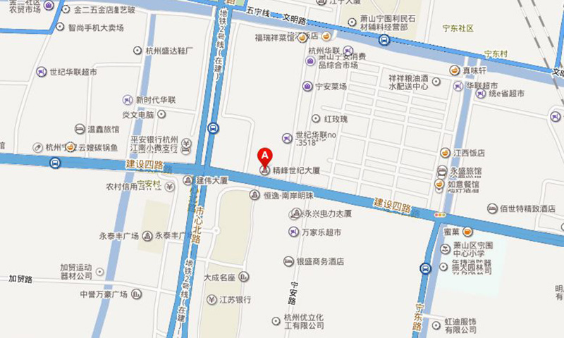 精峰世纪大厦交通图-小柯网