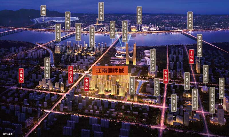 中国铁建江南国际城效果图-小柯网