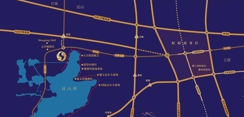 长泰淀湖观园交通图-小柯网