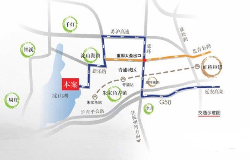 华纺易墅上海湾交通图-小柯网