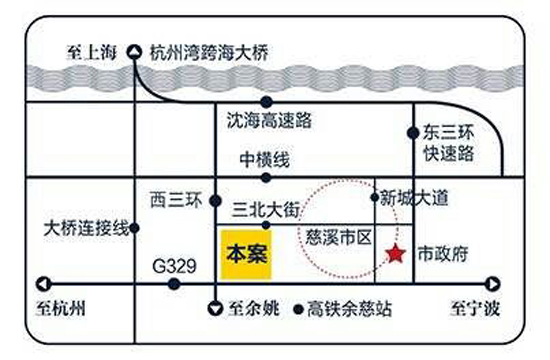 保利府院江南交通图-小柯网