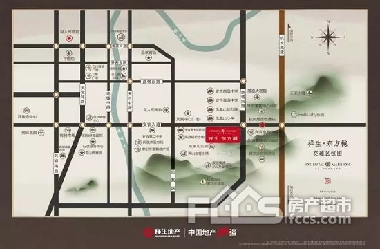 祥生东方樾交通图-小柯网