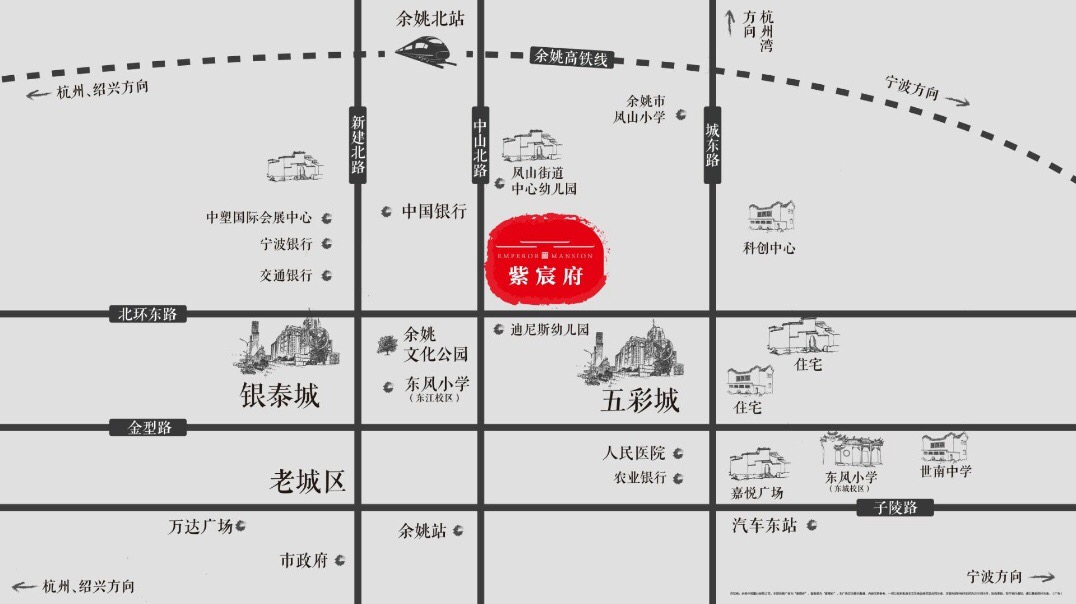 碧桂园紫宸府交通图-小柯网