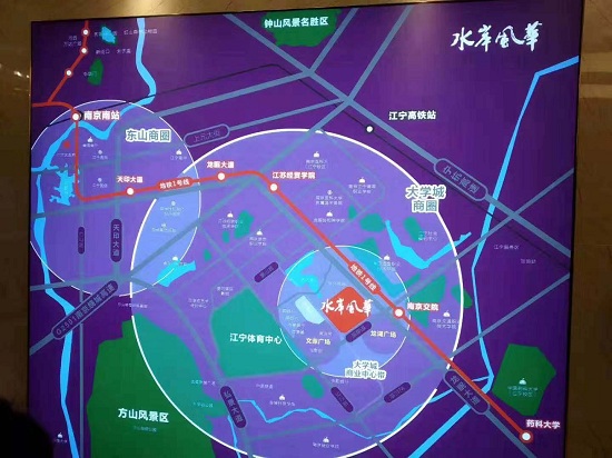 水岸风华交通图-小柯网