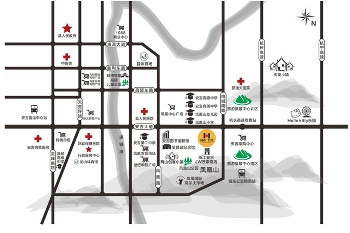 桐林别院交通图-小柯网