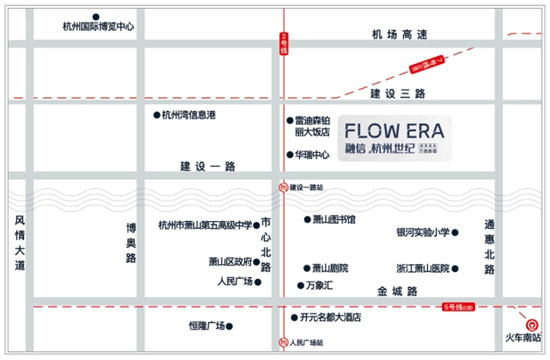 融信杭州世纪交通图-小柯网