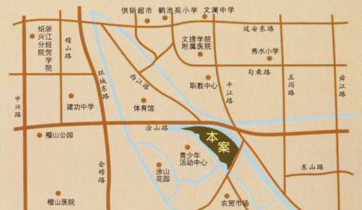 峰泽景园交通图-小柯网