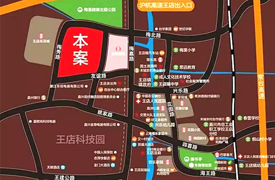 紫金公园府配套图-小柯网