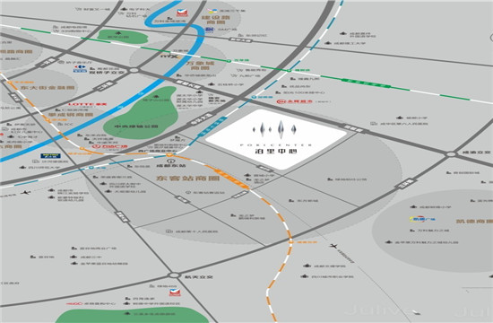 泊里中心.曜里交通图-小柯网