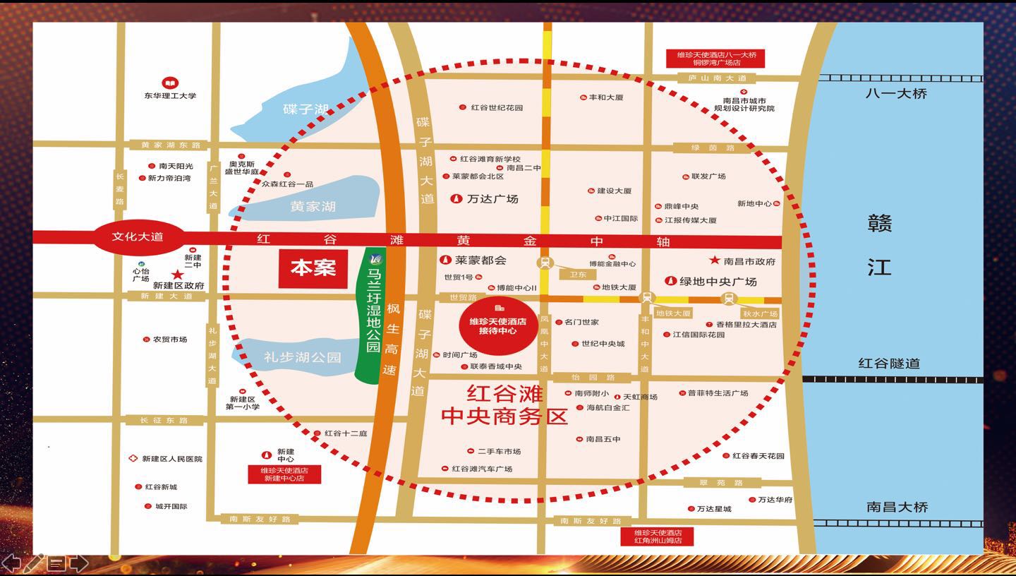 绿地中央公园交通图-小柯网