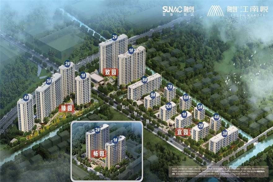 融创江南悦效果图-小柯网