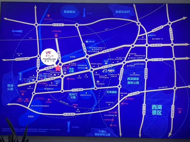 城西宝龙广场-无效楼盘交通图-小柯网