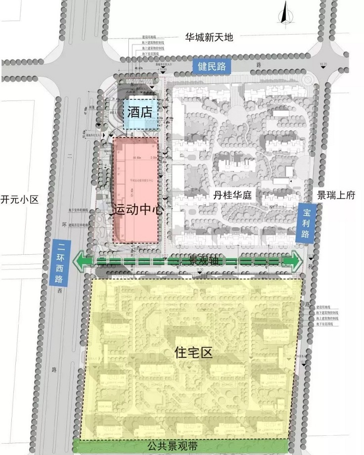 诸暨华城四季花园配套图-小柯网