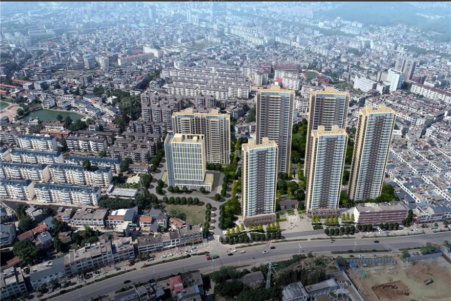 柴桑金鹏城实景图-小柯网