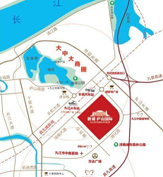 新湖庐山国际交通图-小柯网