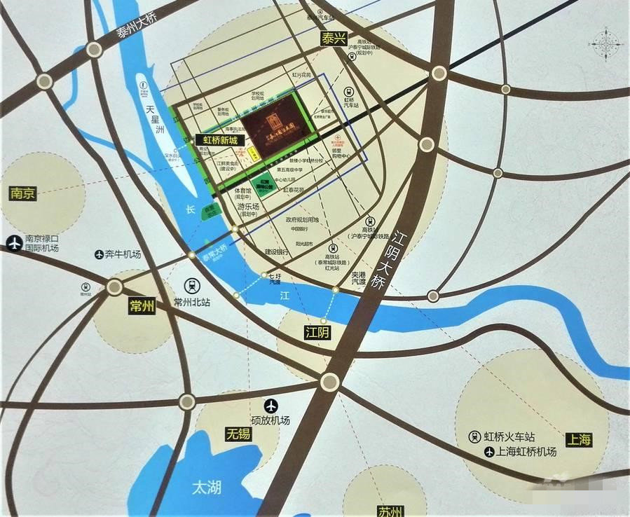 长江国际花园交通图-小柯网