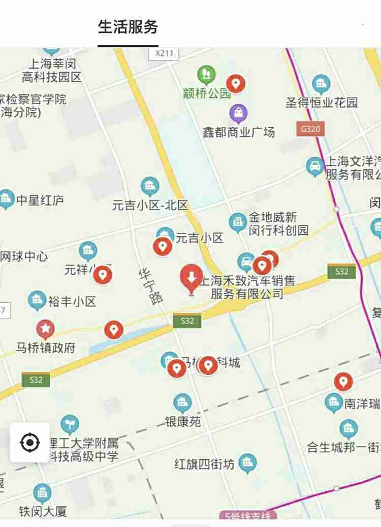 旭丽花园交通图-小柯网
