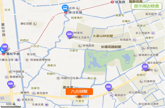 六合别墅交通图-小柯网