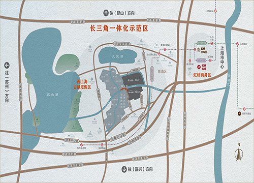 中南朱里雅集交通图-小柯网
