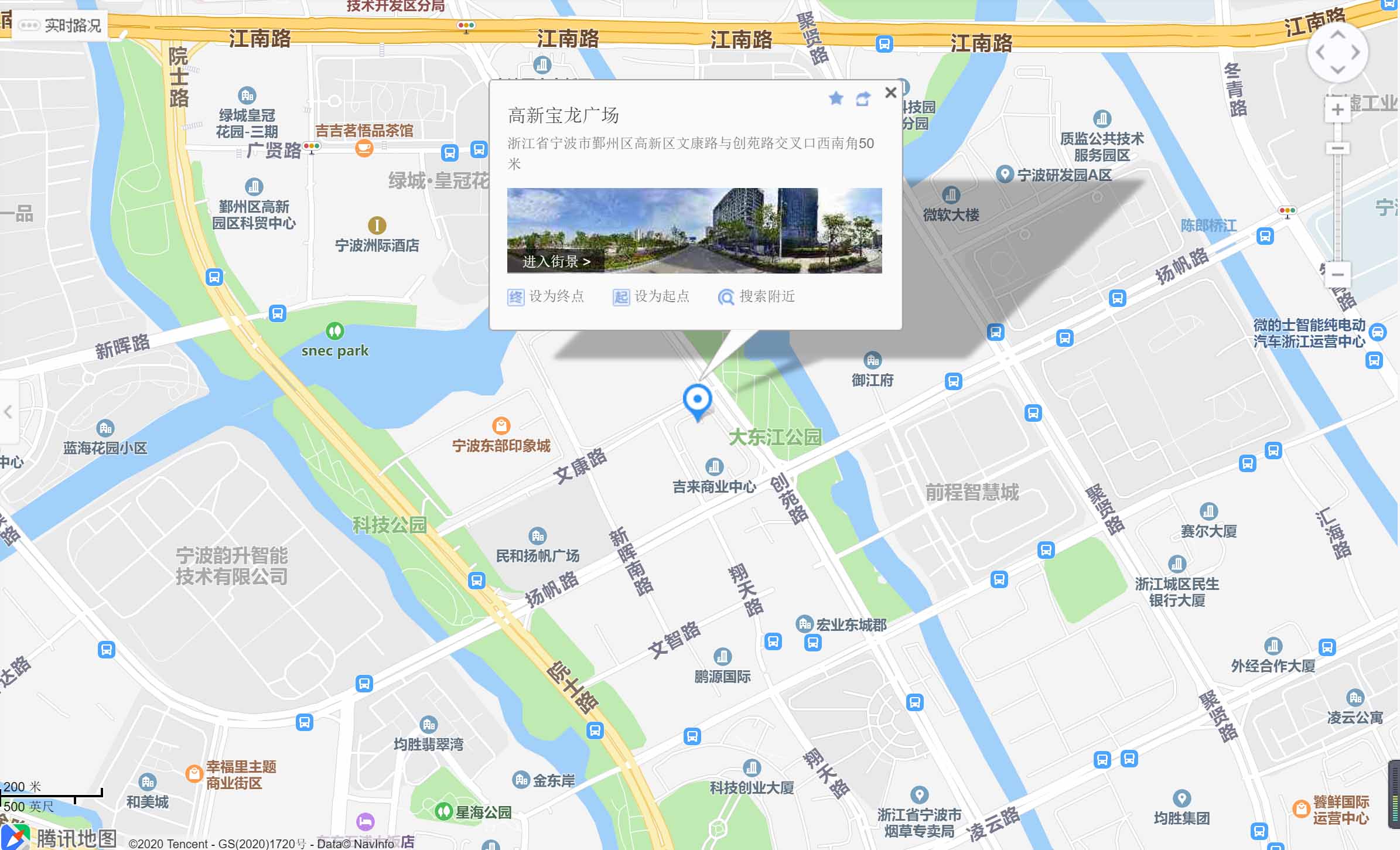 高新宝龙广场交通图-小柯网