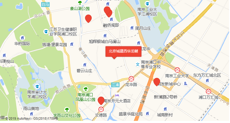 北京城建西华龙樾交通图-小柯网