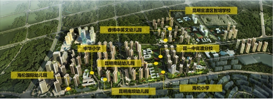 昆明海伦国际配套图-小柯网