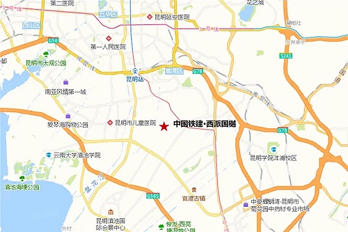 中铁建西派国樾交通图-小柯网