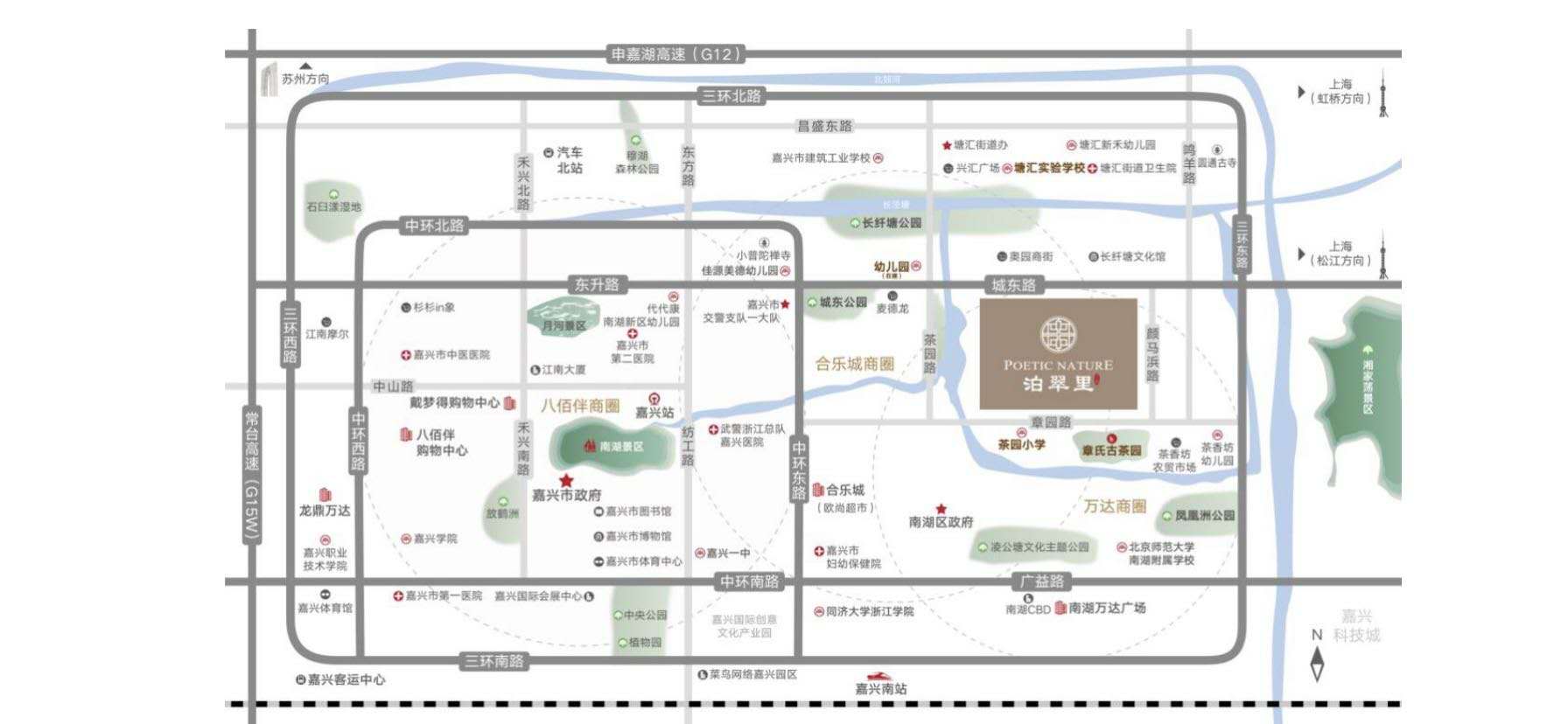 正黄泊翠里交通图-小柯网