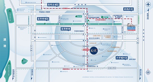 红星天悦交通图-小柯网