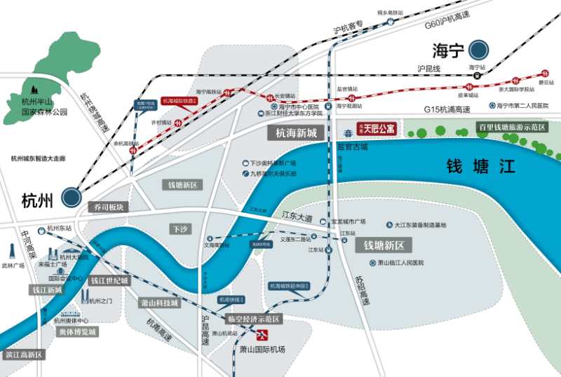 鸿翔天辰公寓交通图-小柯网