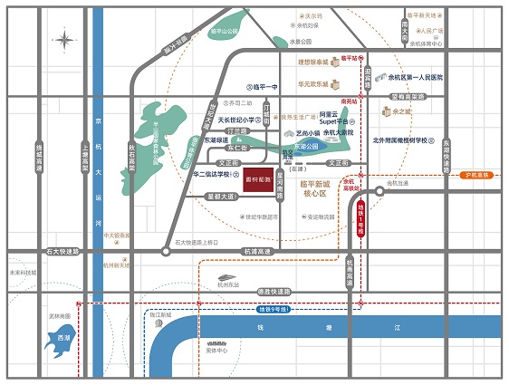 新城英冠.香悦和鸣交通图-小柯网