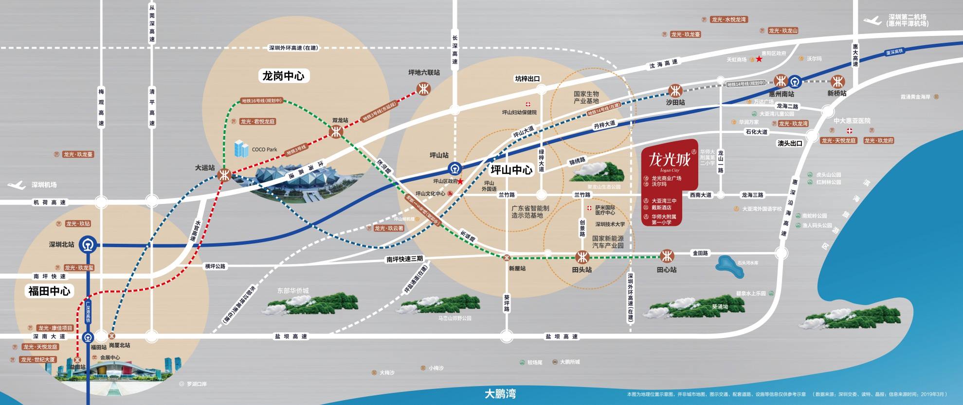 龙光城珑寓交通图-小柯网