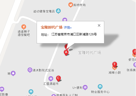 宝隆时代公寓交通图-小柯网