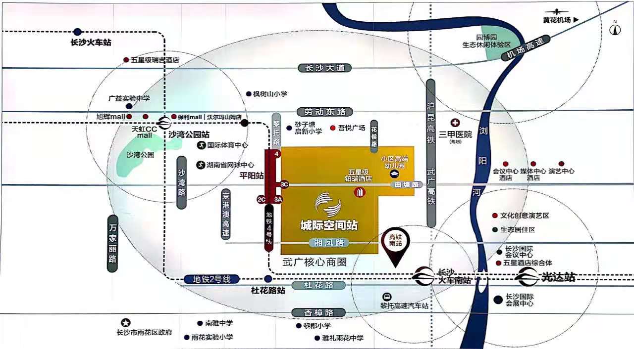 绿地恺城国际广场交通图-小柯网