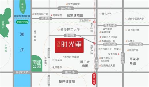 万润时光里交通图-小柯网