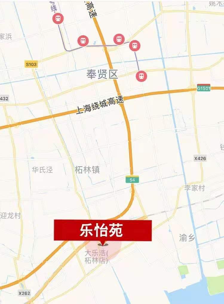 乐怡苑交通图-小柯网