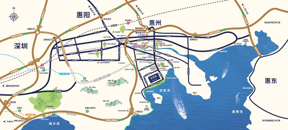 海景城交通图-小柯网