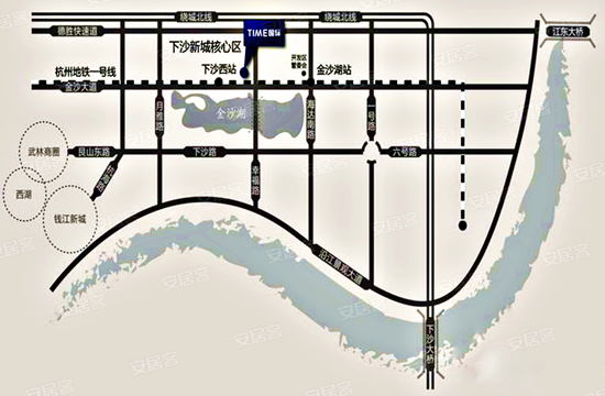 泰美国际大厦交通图-小柯网