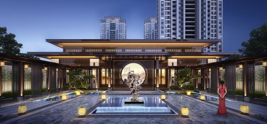 古龙风华雅居效果图-小柯网