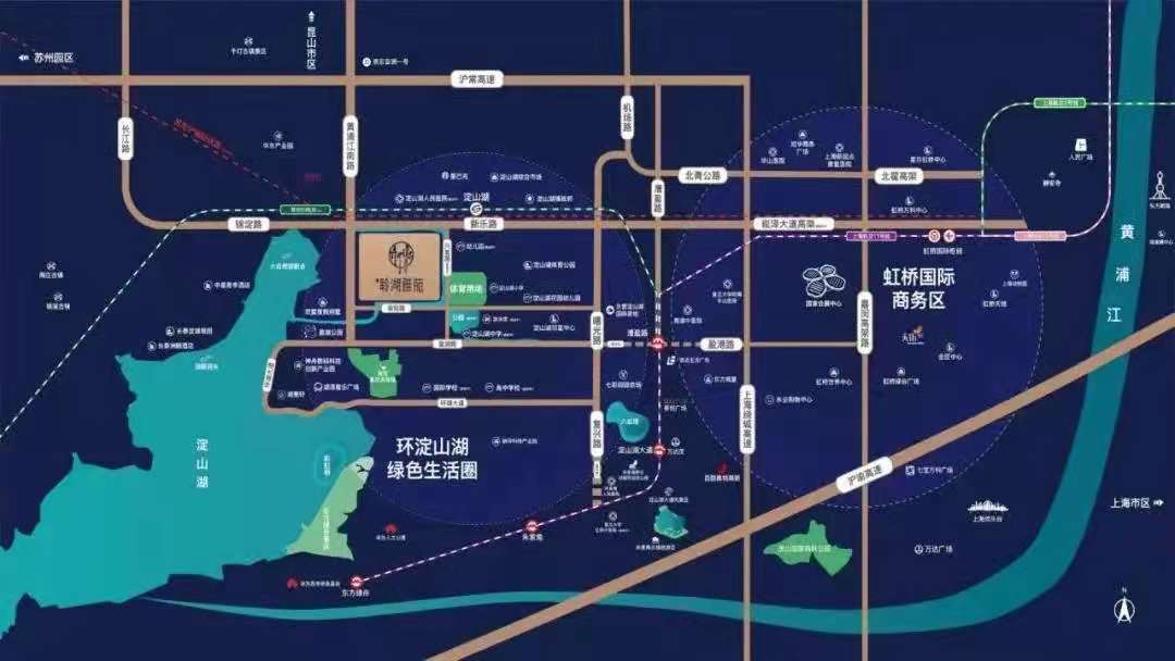 苏州雅居乐临湖雅苑交通图-小柯网