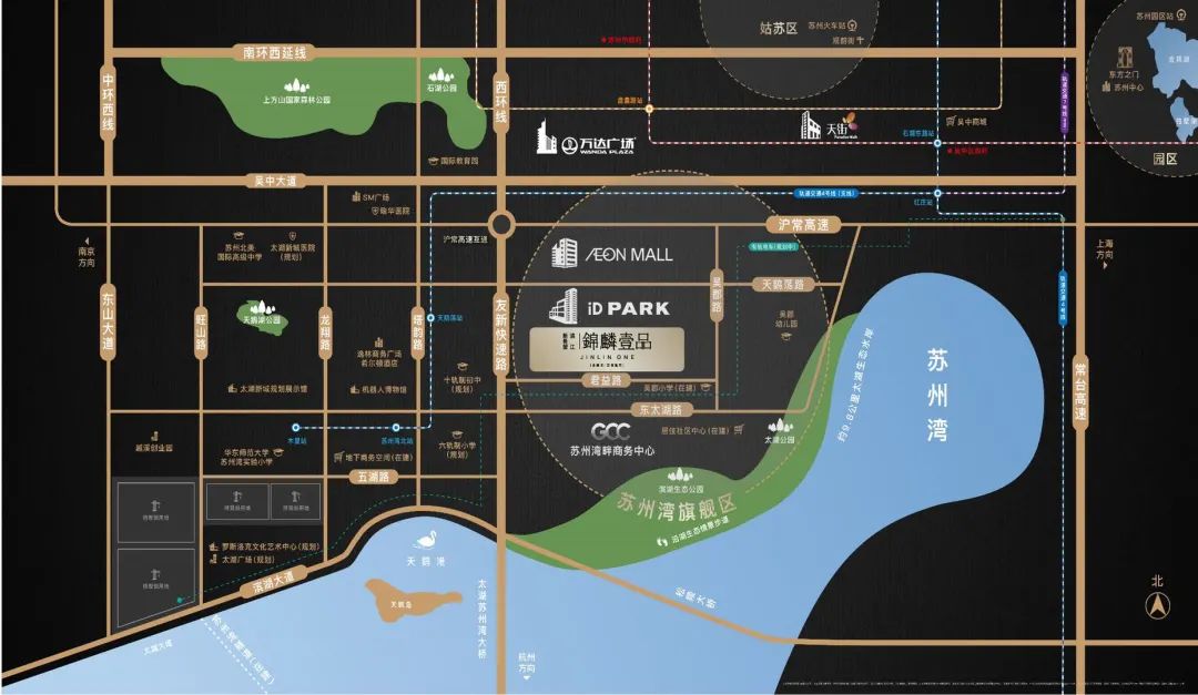 锦麟壹品交通图-小柯网