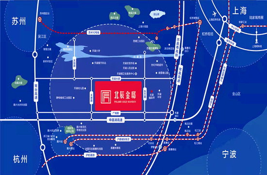 鸿翔北辰金邸配套图-小柯网