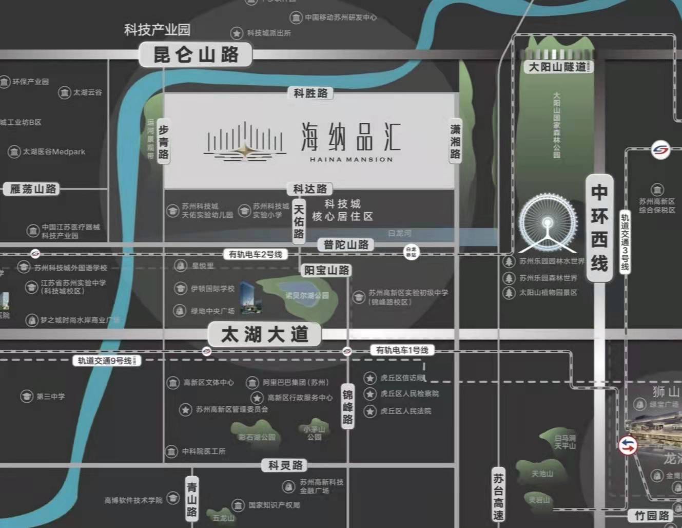 苏州海纳品汇交通图-小柯网