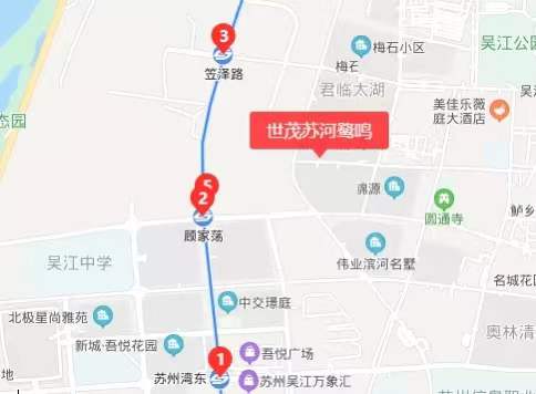 世茂苏河鹭鸣交通图-小柯网