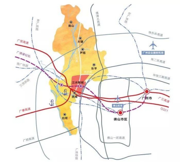 建发融创雅居乐和玺交通图-小柯网