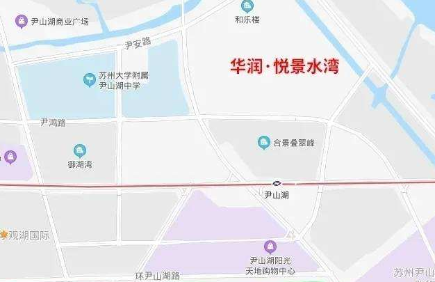 华润悦景水湾交通图-小柯网