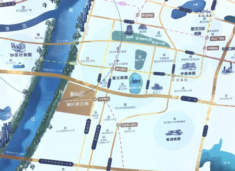 融创望江府交通图-小柯网